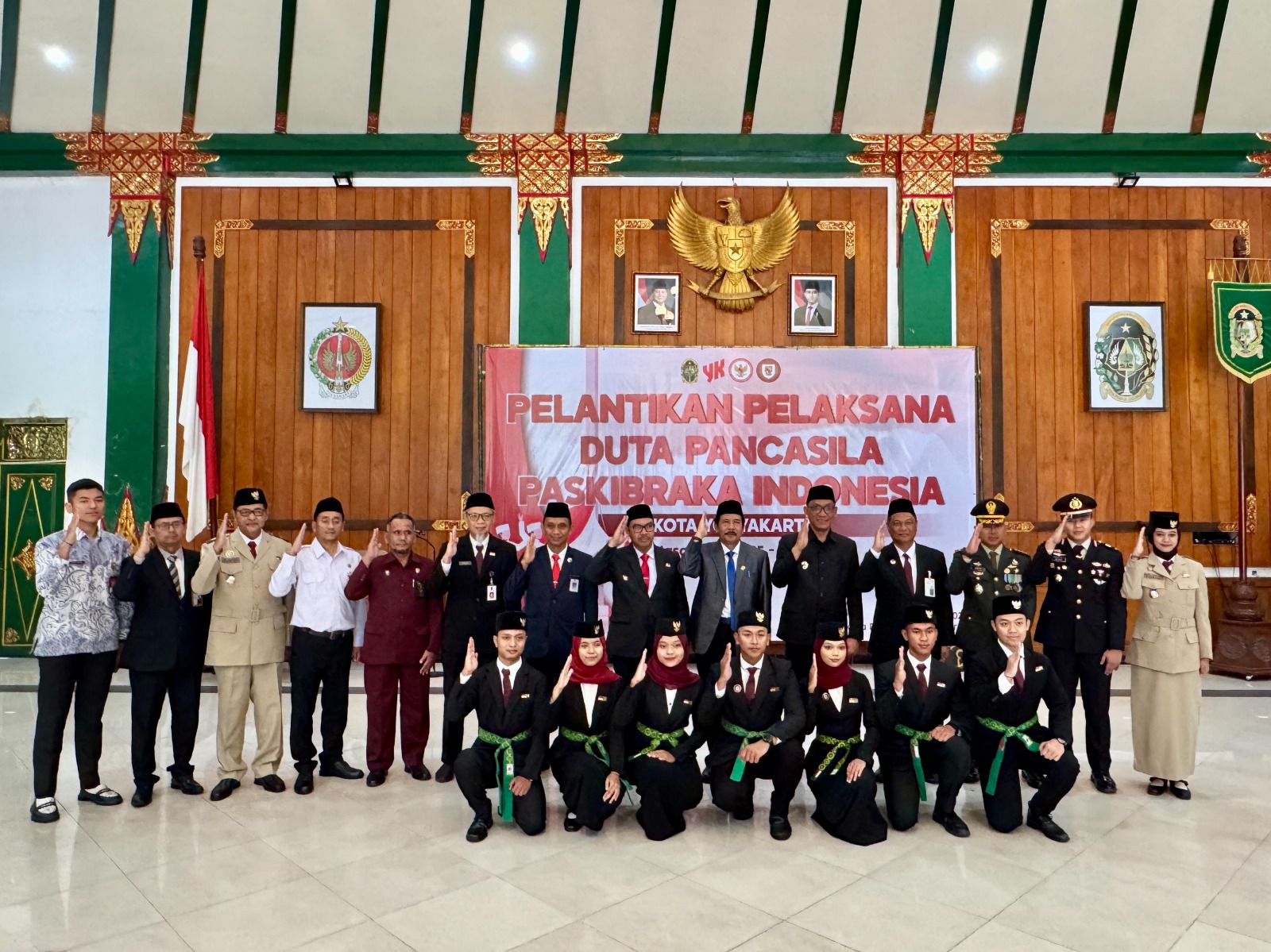 Sekretaris Pengadilan Negeri Yogyakarta Menghadiri Pelantikan Duta Pancasila Paskibraka Indonesia