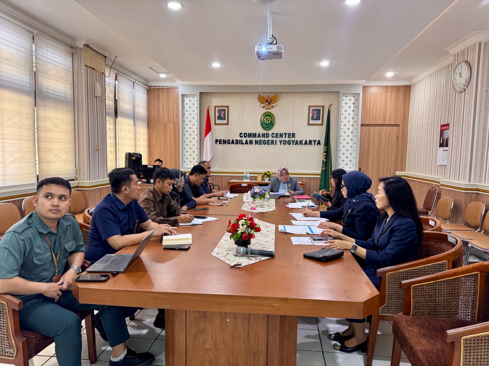 Rapat Monev Kinerja Anggaran Tahun 2025 Pengadilan Negeri Yogyakarta