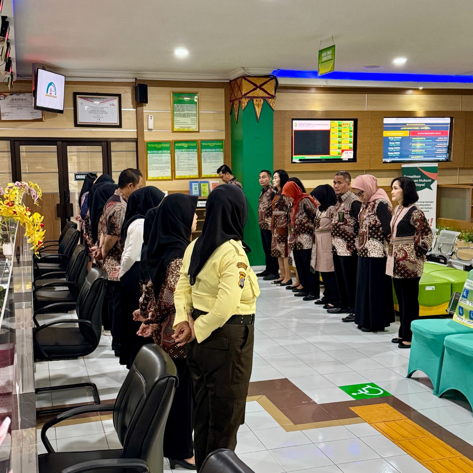 Apel Pagi Rutin Petugas PTSP 3 Juli 2025
