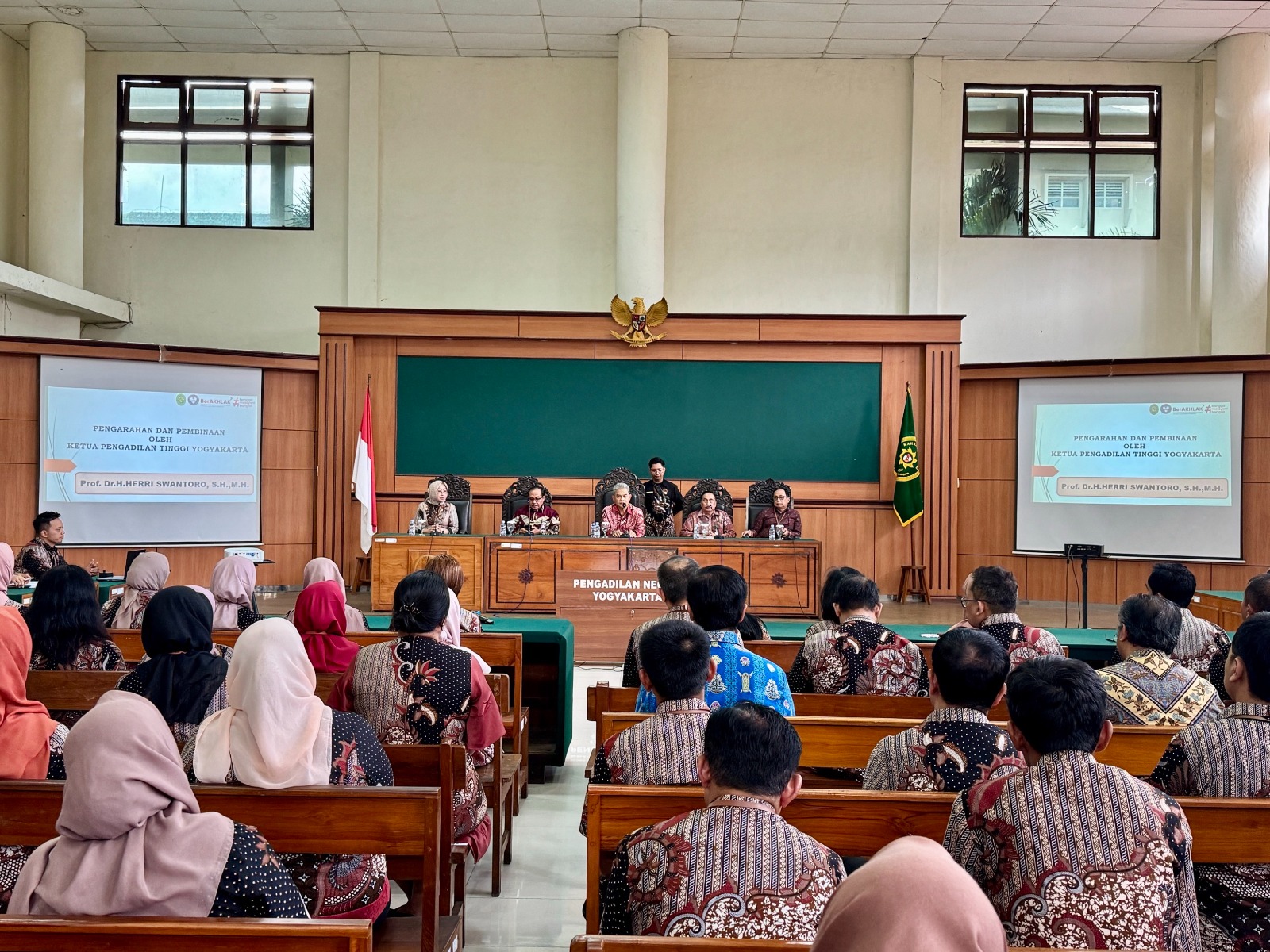 Pengawasan Daerah Pengadilan Tinggi Yogyakarta pada Pengadilan Negeri Yogyakarta Juli 2025