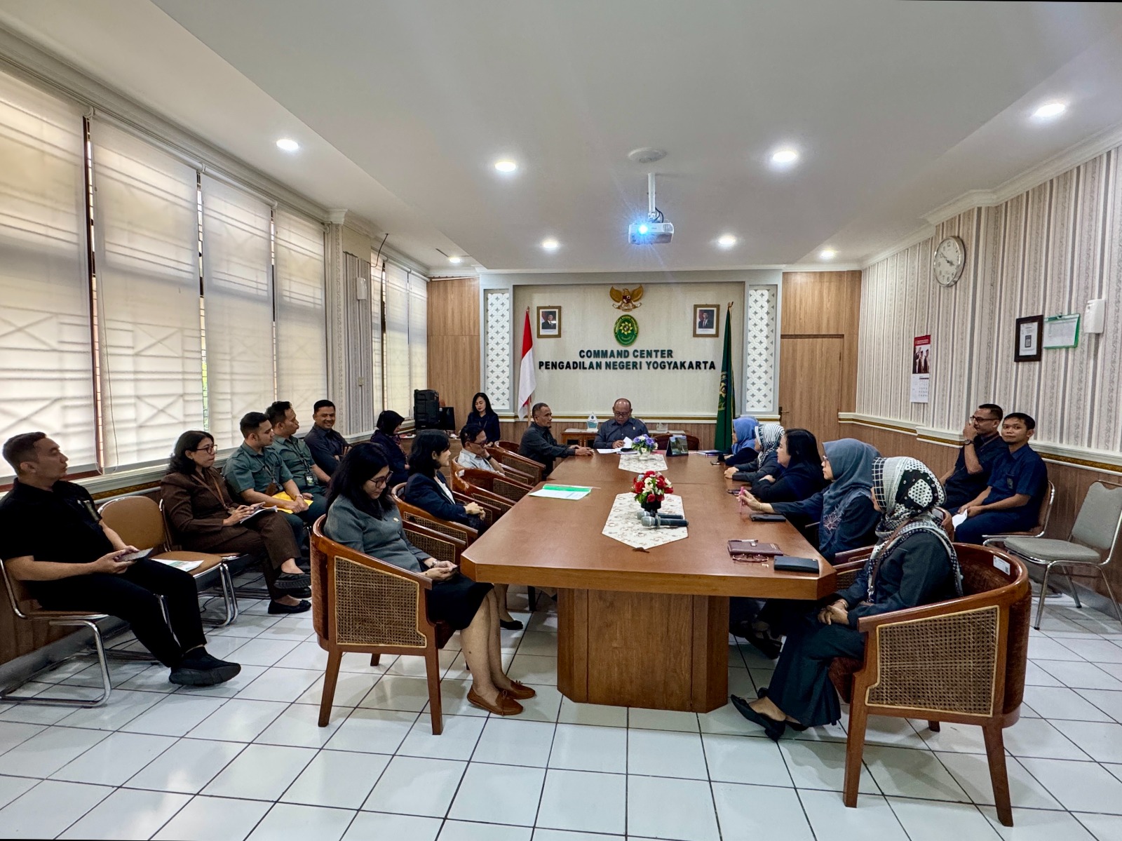 Rapat Monev TLHP Pengawasan Bidang Juli 2025 Pengadilan Negeri Yogyakarta