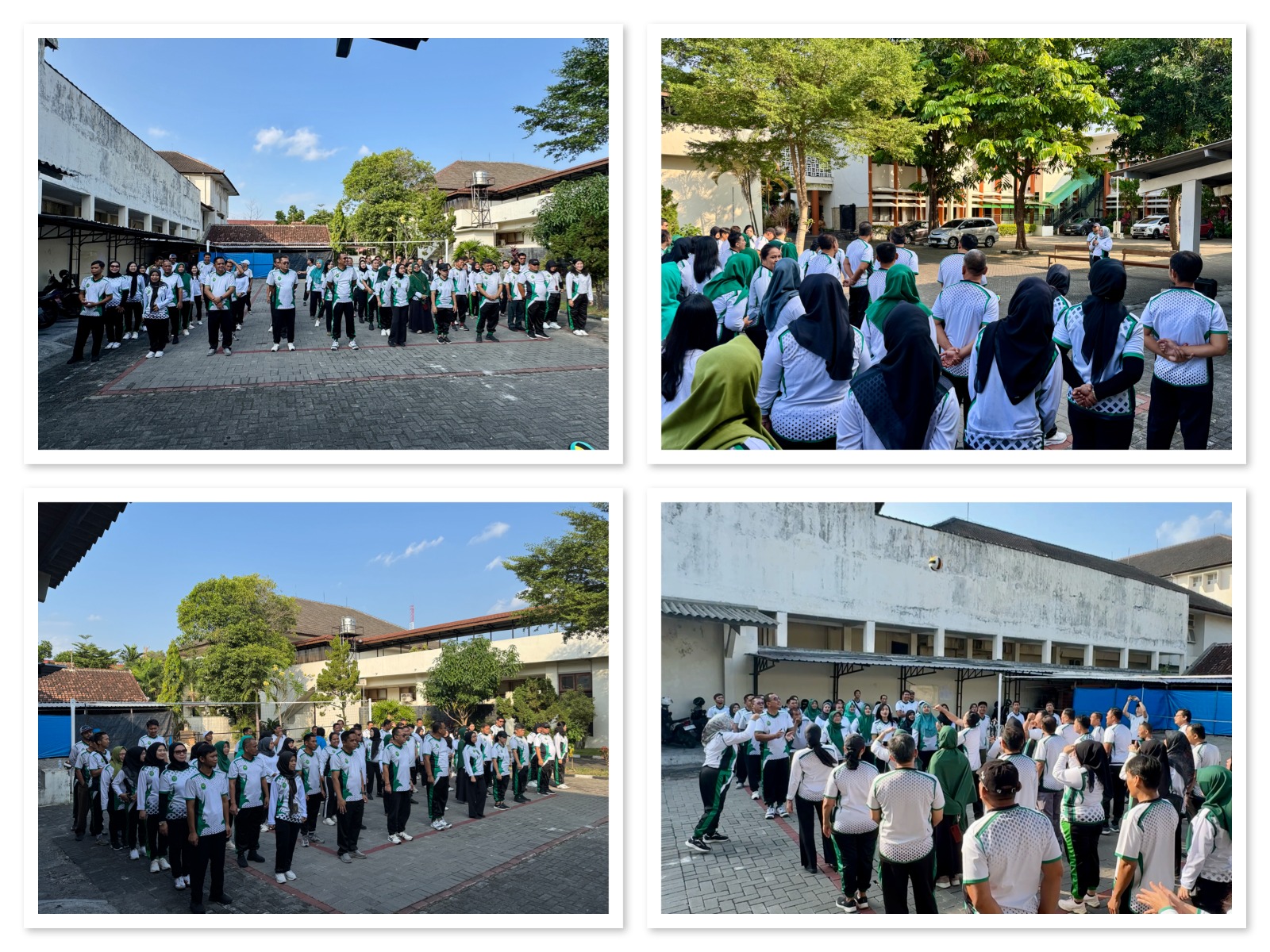 Seremonial Pembukaan Perlombaan HUT Kemerdekaan RI ke-80 dan HUT Mahkamah Agung RI ke-80 di Pengadilan Negeri Yogyakarta