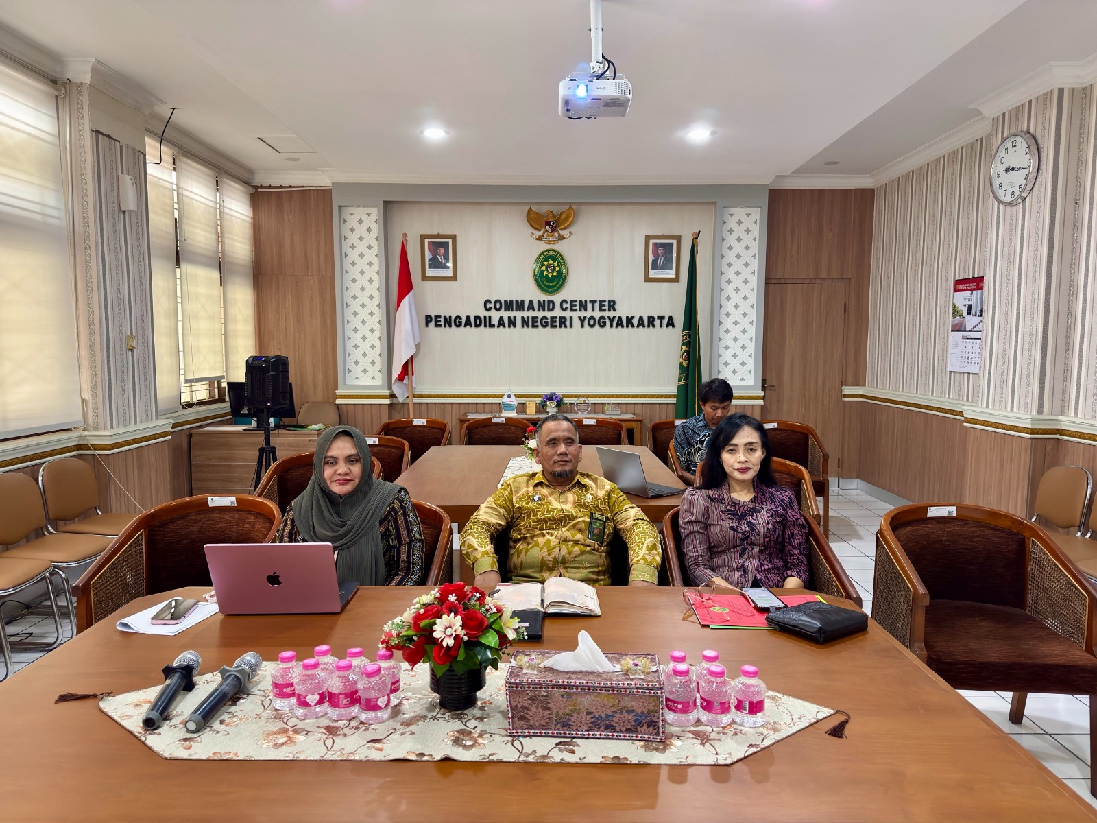 Pengadilan Negeri Yogyakarta Mengikuti Rapat Koordinasi Penyelesaian Pagu Minus Pejabat Negara dan PPPK Tahun Anggaran 2025