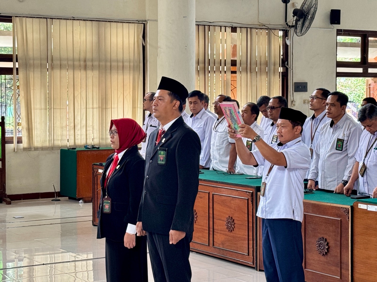 Pelantikan dan Pengambilan Sumpah Jabatan Panitera Muda Perdata dan Panitera Muda Khusus PHI Pengadilan Negeri Yogyakarta