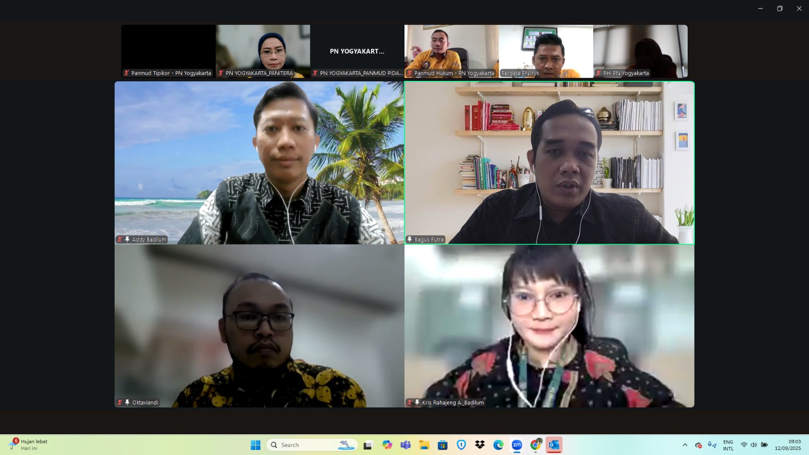 Pengadilan Negeri Yogyakarta Mengikuti Penilaian Kinerja Satuan Kerja di Lingkungan Peradilan Umum Tahun 2025