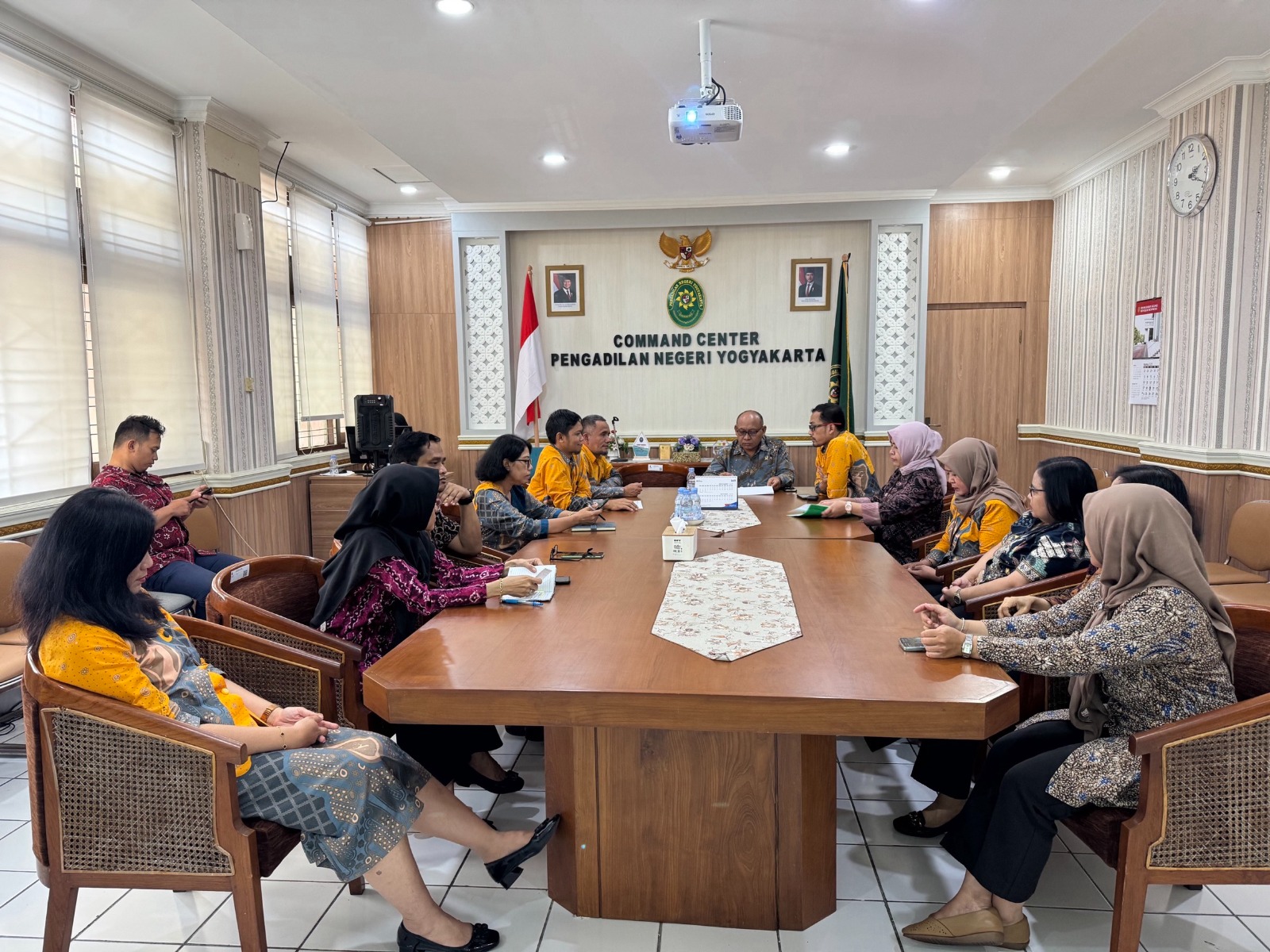 Rapat TLHP Pengawasan Bidang Pengadilan Negeri Yogyakarta September 2025