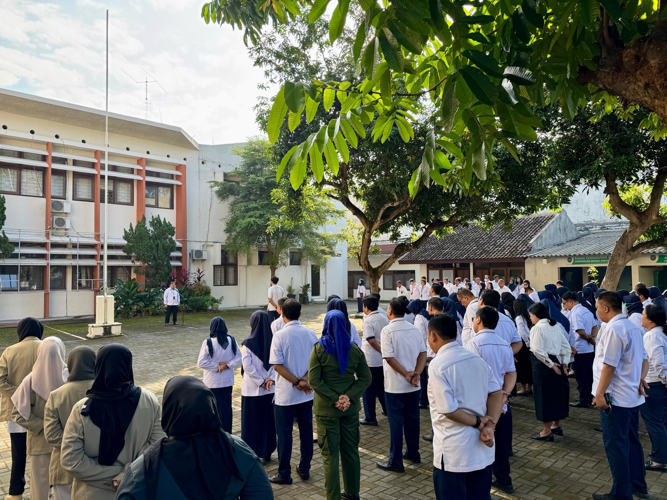 Apel Pagi Rutin 13 Oktober 2025 Pengadilan Negeri Yogyakarta