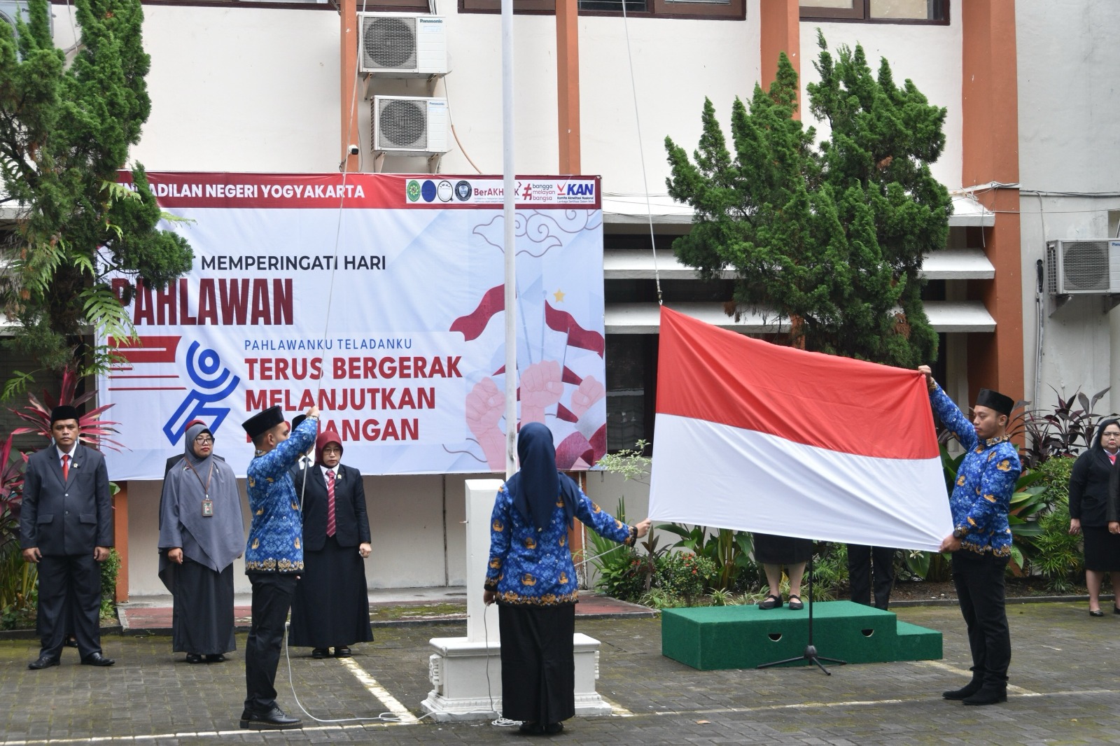 Pengadilan Negeri Yogyakarta Melaksanakan Upacara Peringatan Hari Pahlawan Tahun 2025