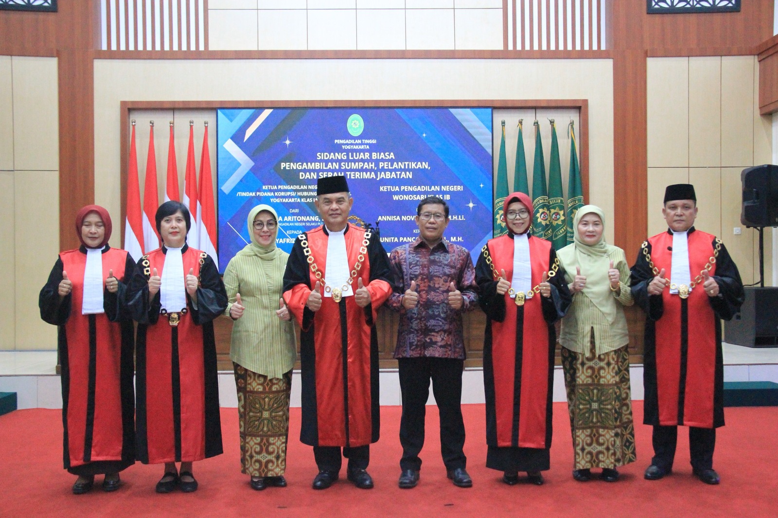 Pelantikan dan Pengambilan Sumpah Jabatan Ketua Pengadilan Negeri Yogyakarta