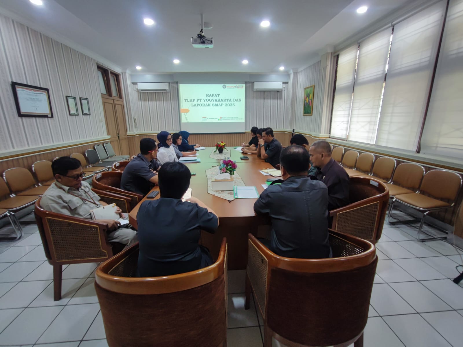 Rapat TLHP Pengadilan Tinggi Yogyakarta dan Rapat Laporan SMAP Tahun 2025