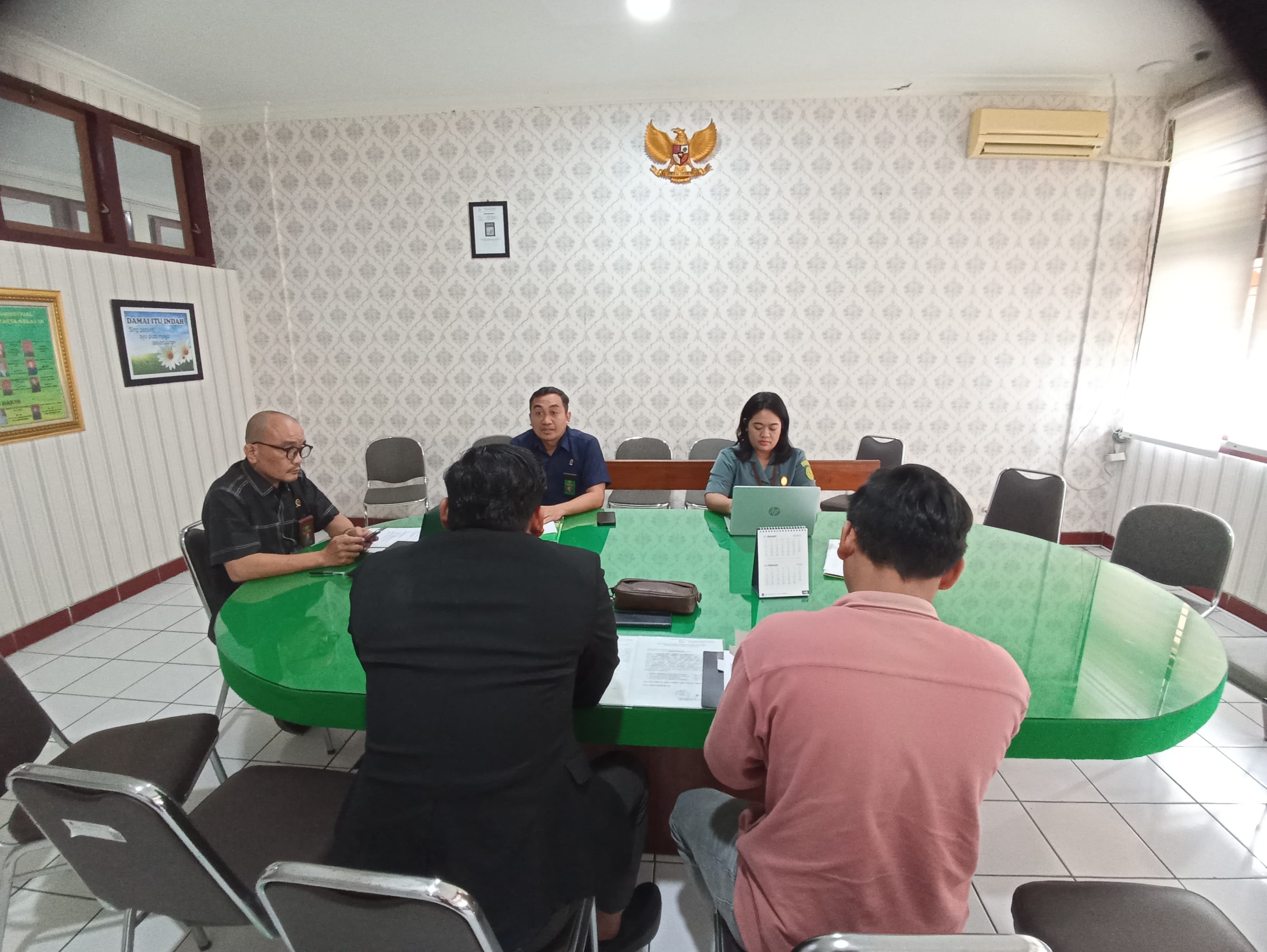 Rapat Monev Posbakum Pengadilan Negeri Yogyakarta