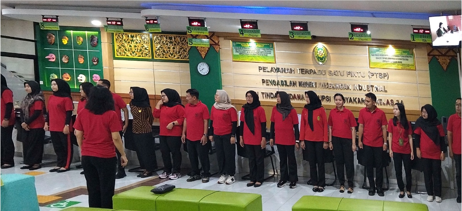 Apel Pagi Petugas PTSP 9 Januari 2026