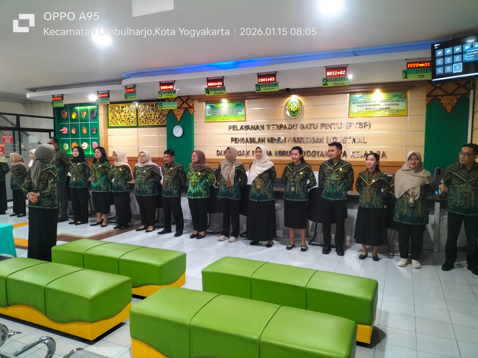 Apel Pagi Rutin Petugas PTSP 15 Januari 2026