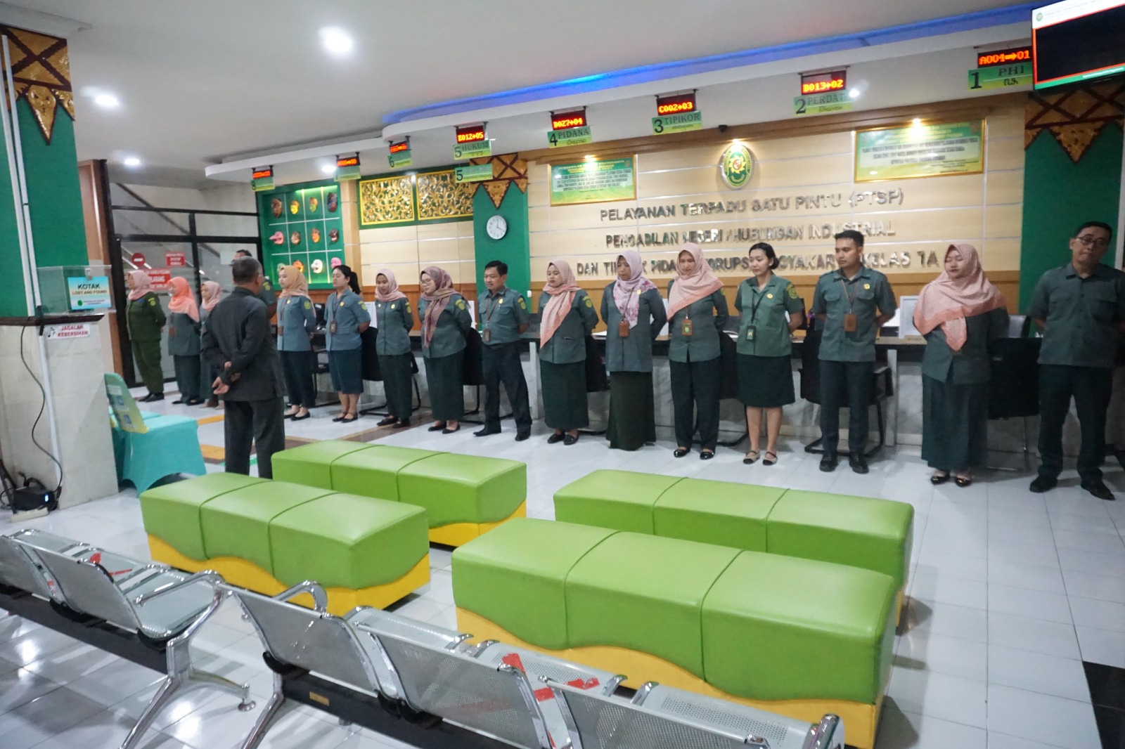 Apel Sore Rutin Petugas PTSP 20 Januari 2026 Apel Sore Rutin Petugas PTSP 20 Januari 2026