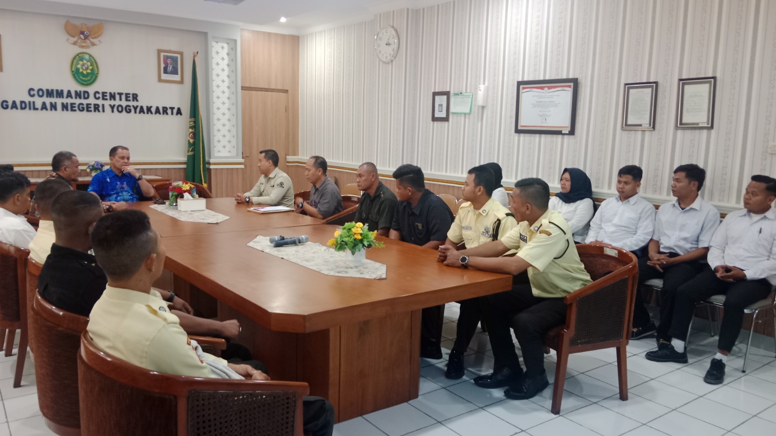 Pengadilan Negeri Yogyakarta Mengadakan Rapat Koordinasi dengan Pihak Outsourcing