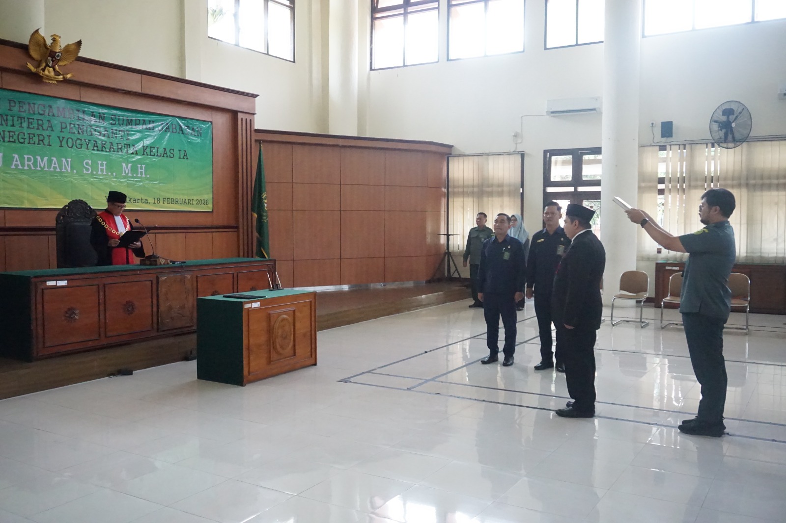 Pelantikan dan Pengambilan Sumpah Jabatan Panitera Pengganti Pengadilan Negeri Yogyakarta