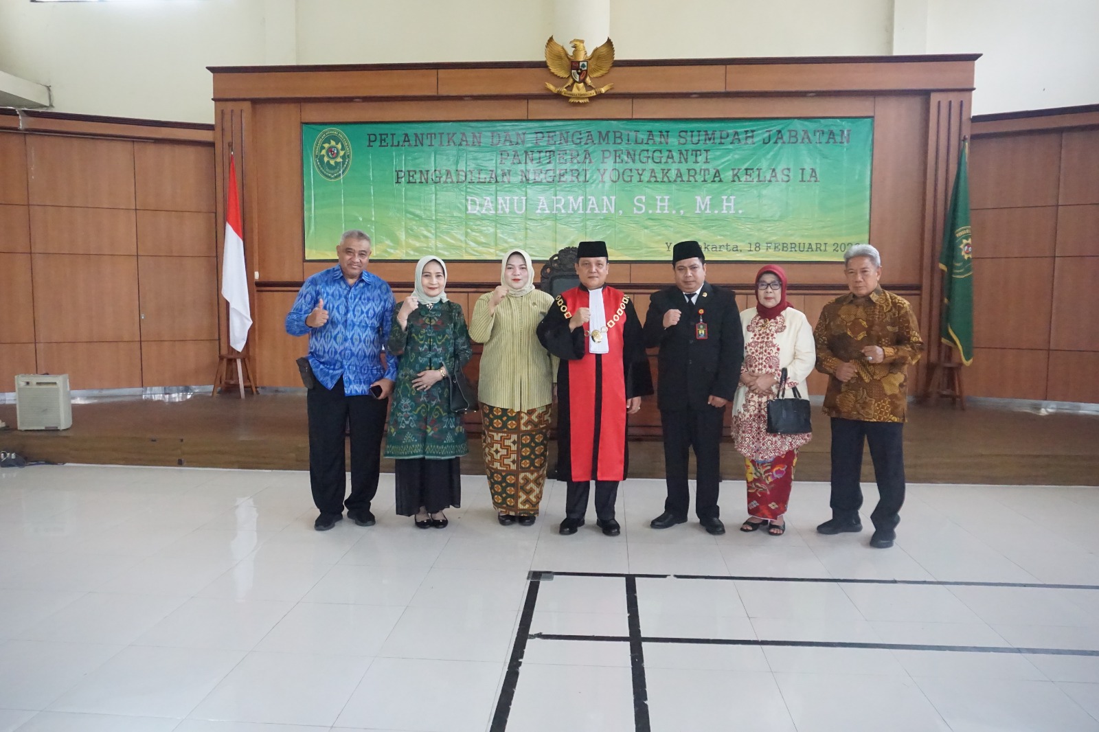Pelantikan dan Pengambilan Sumpah Jabatan Panitera Pengganti Pengadilan Negeri Yogyakarta