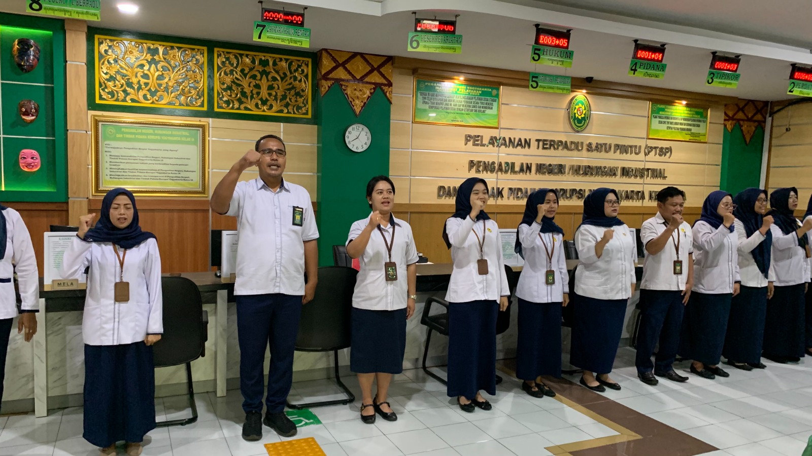 Apel Pagi Rutin Petugas PTSP 2 Maret 2026