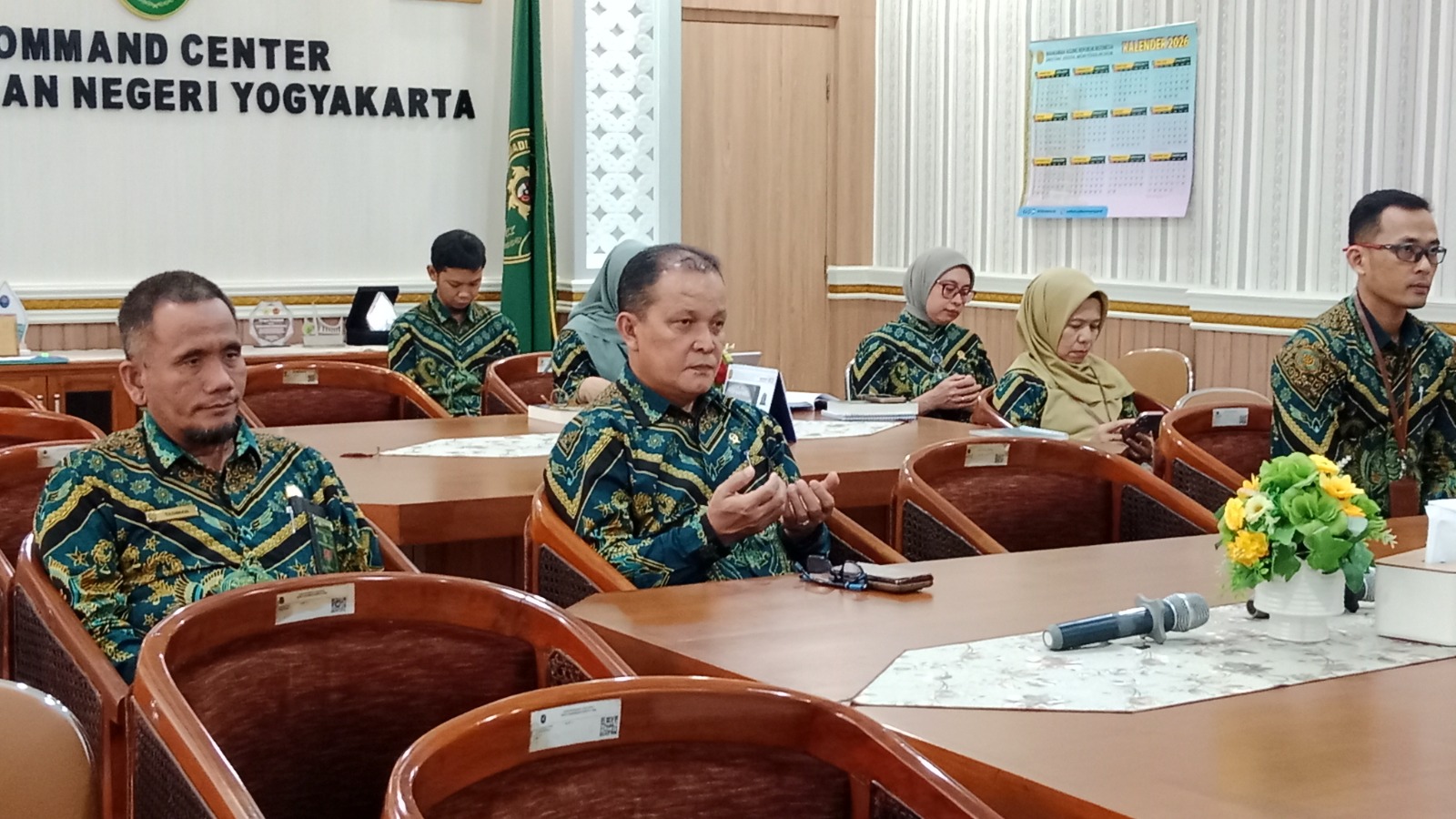 Pengadilan Negeri Yogyakarta Mengikuti Sosialisasi Evaluasi Pembangunan Zona Integritas