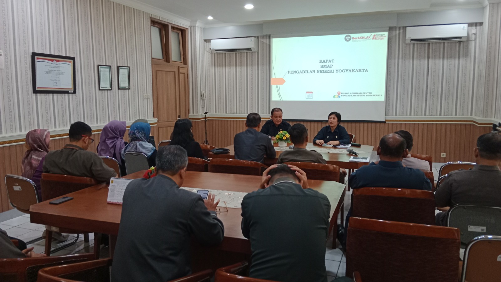Rapat Koordinasi Hakim dan Rapat SMAP Pengadilan Negeri Yogyakarta
