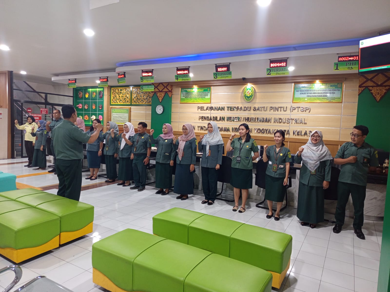 Apel Sore Rutin Petugas PTSP 1 April 2026