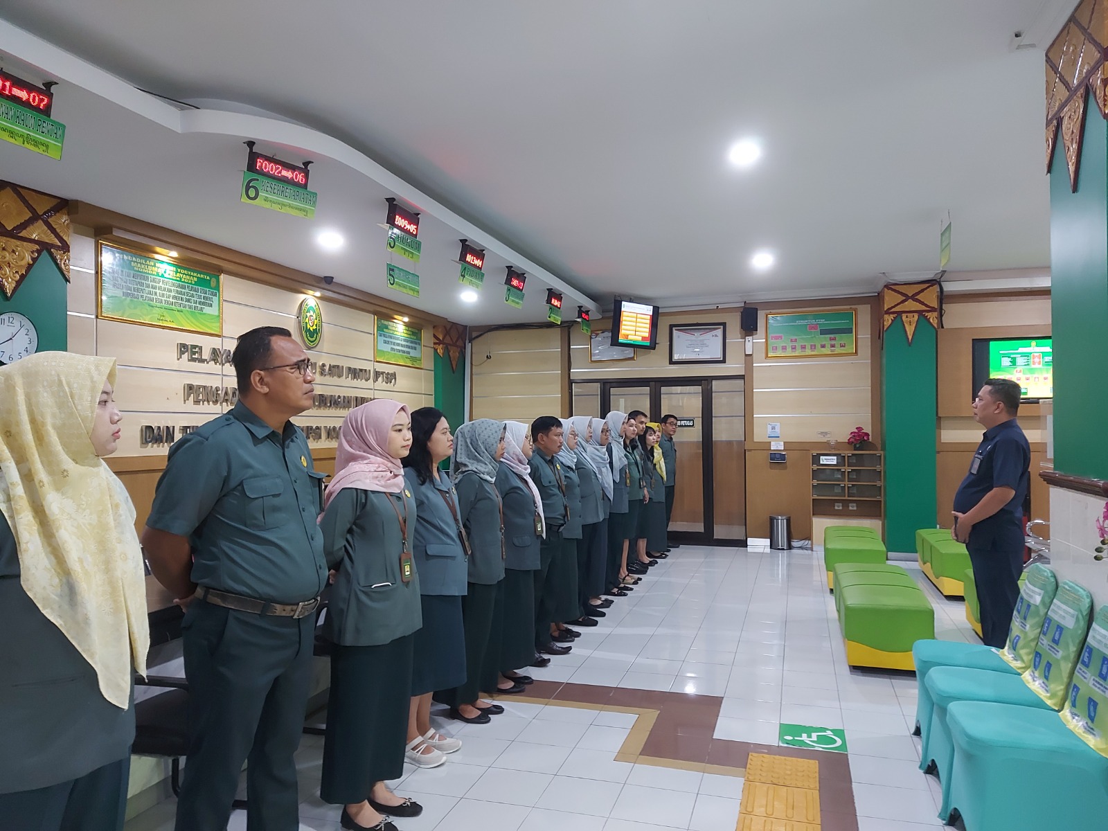 Apel Pagi Rutin Petugas PTSP 8 April 2026