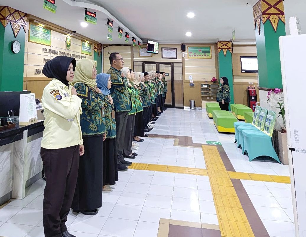 Apel Pagi Rutin Petugas PTSP 9 April 2026