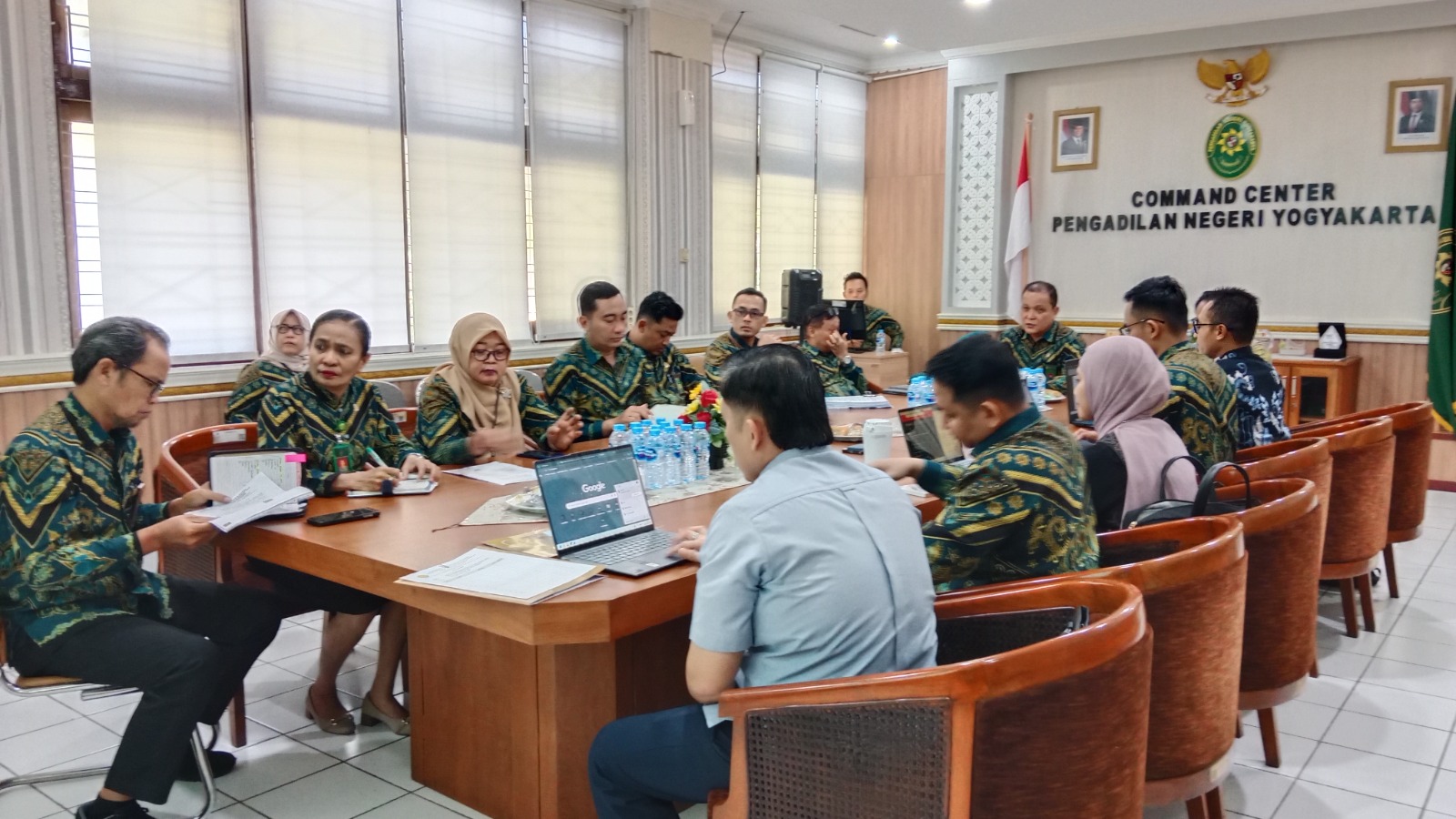 Pengadilan Negeri Yogyakarta Mengikuti Audiensi dan Wawancara bersama Tim Penyusun Naskah Urgensi Mahkamah Agung