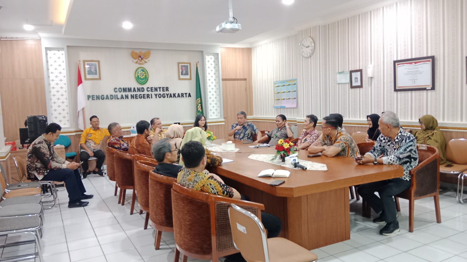 Rapat Tindak Lanjut Pelaksanaan Tugas Kedinasan di Pengadilan Negeri Yogyakarta
