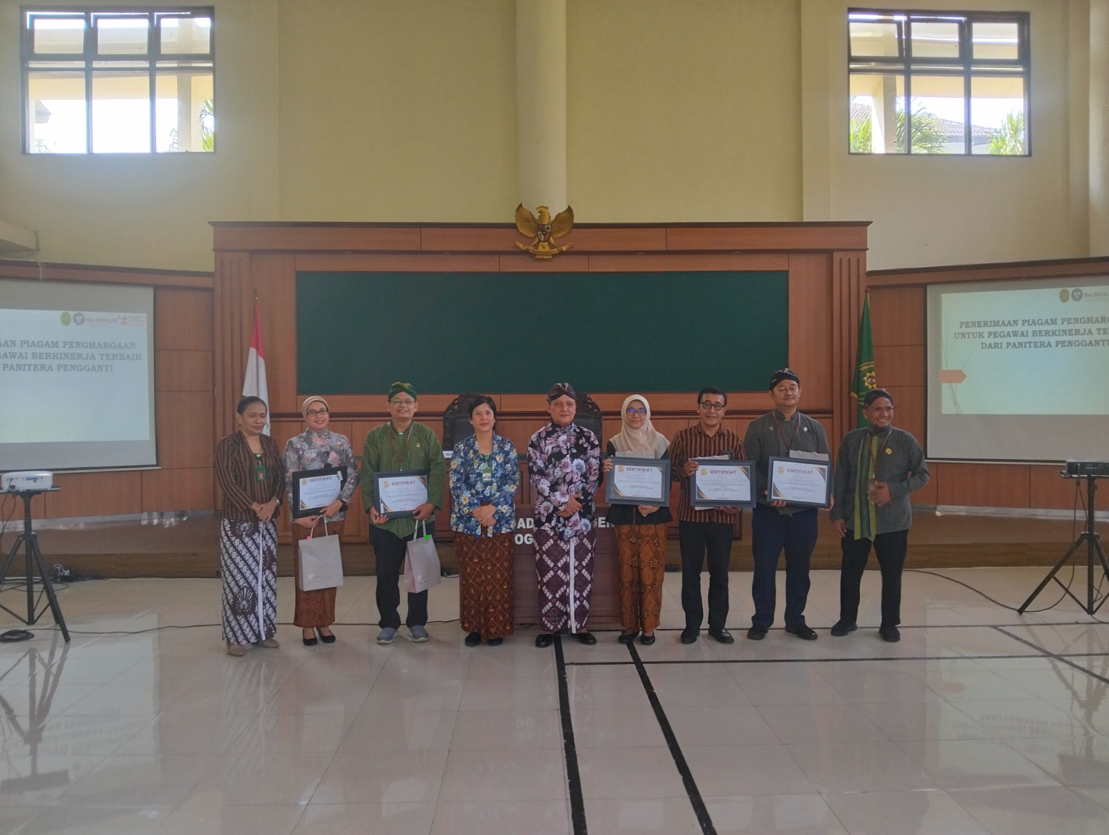 Rapat Monev Kinerja Triwulan I Pengadilan Negeri Yogyakarta