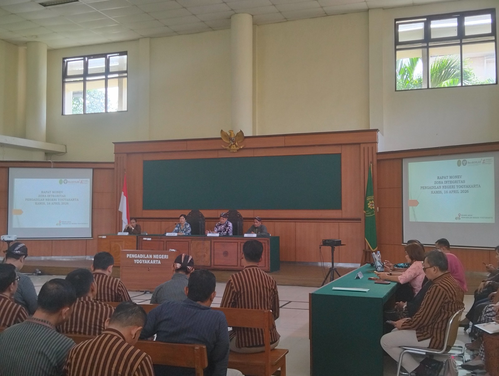 Rapat Pembangunan Zona Integritas dan Pemaparan Rencana Kerja Agen Perubahan