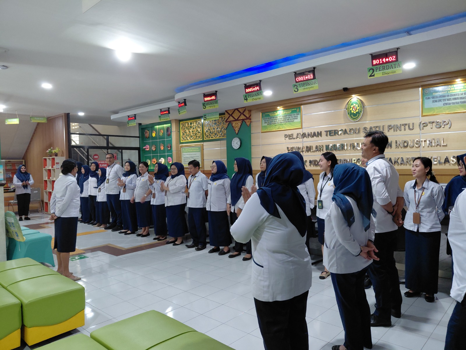 Apel Sore Rutin Petugas PTSP 20 April 2026