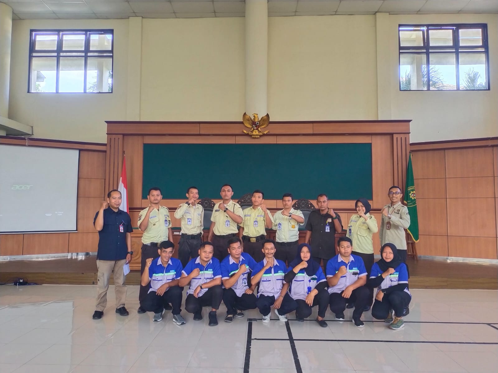 Pelatihan Keamanan dan Kebersihan di Pengadilan Negeri Yogyakarta