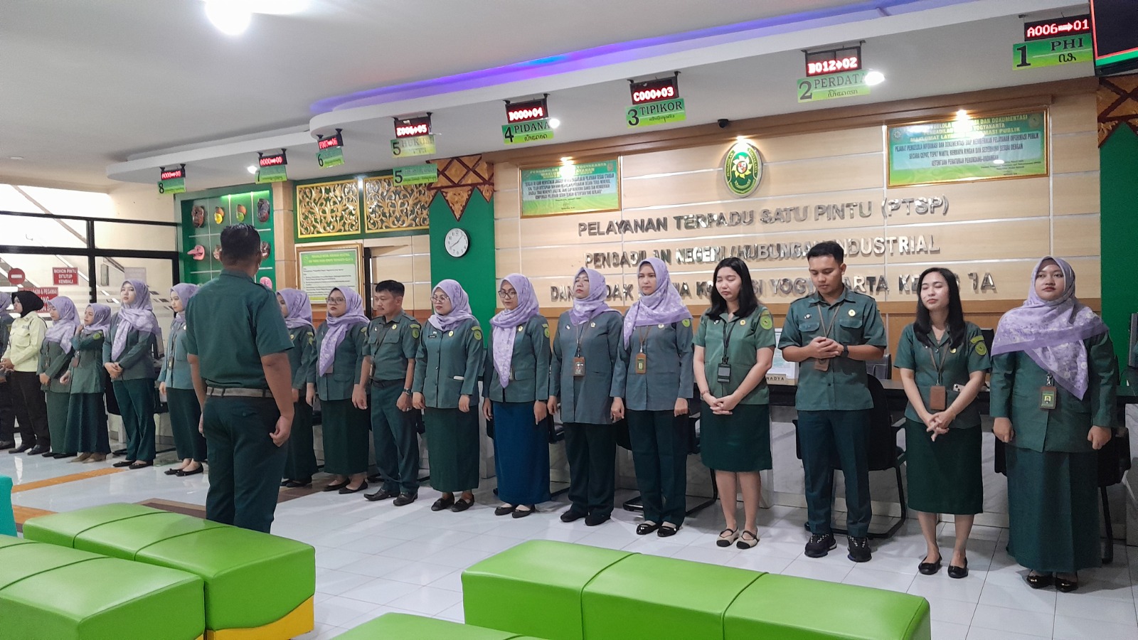 Apel Pagi Rutin Petugas PTSP 28 April 2026