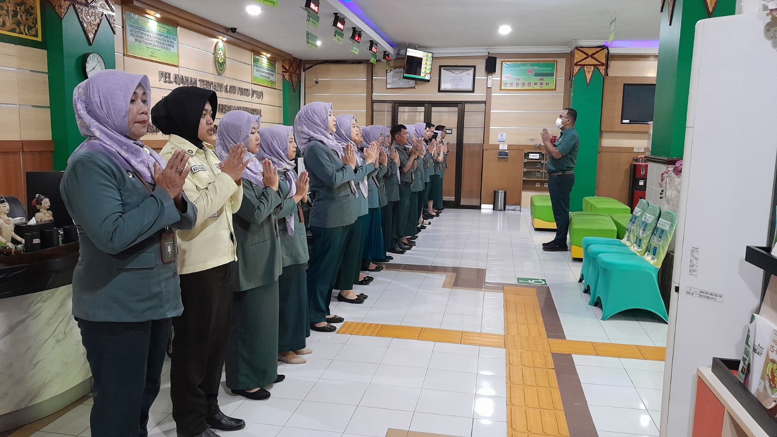 Apel Pagi Rutin Petugas PTSP 28 April 2026