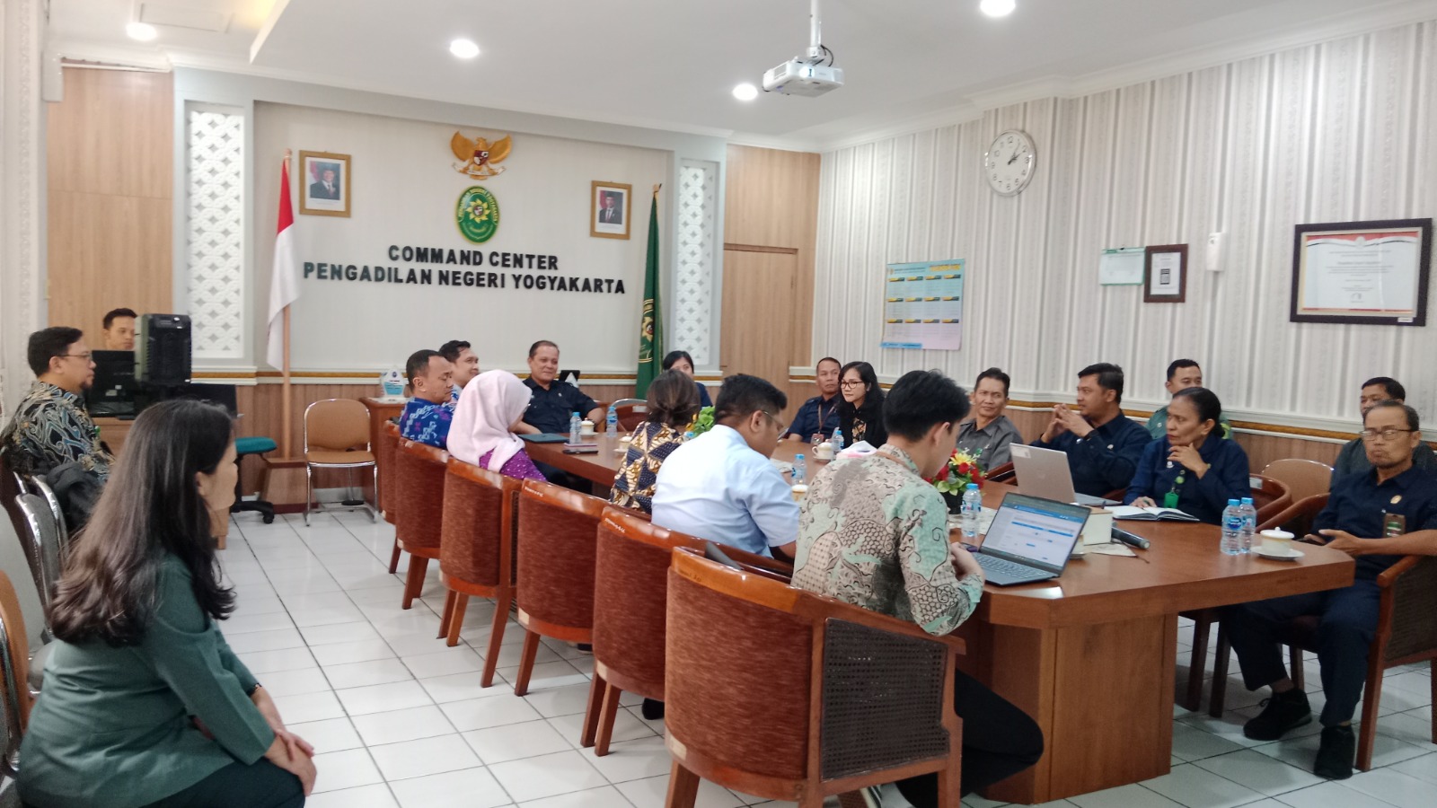 Pengadilan Negeri Yogyakarta Mengikuti Audiensi dan Wawancara bersama Tim Badan Strategi Kebijakan