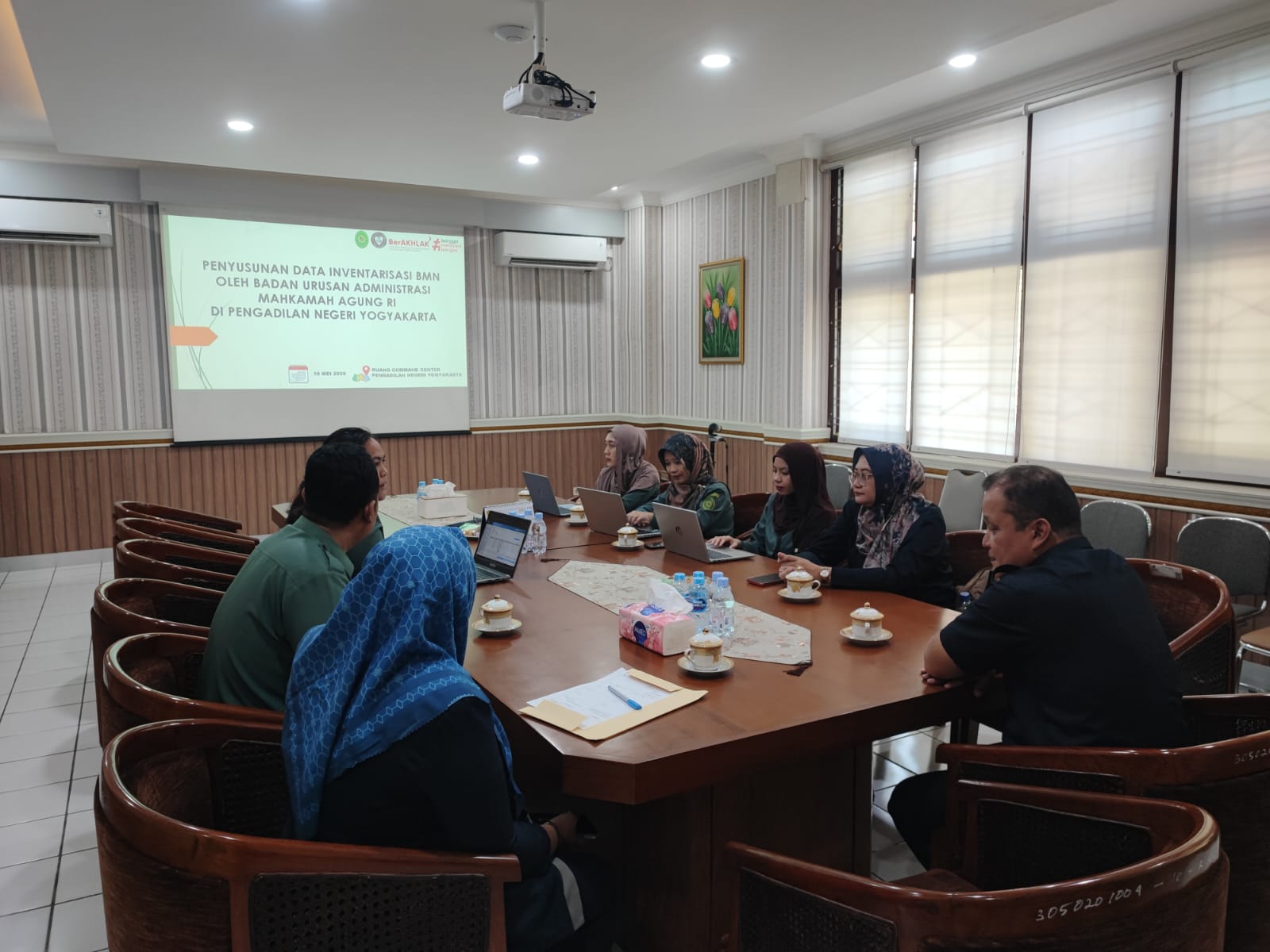 Penyusunan Data Inventarisasi BMN Pengadilan Negeri Yogyakarta oleh Badan Urusan Administrasi