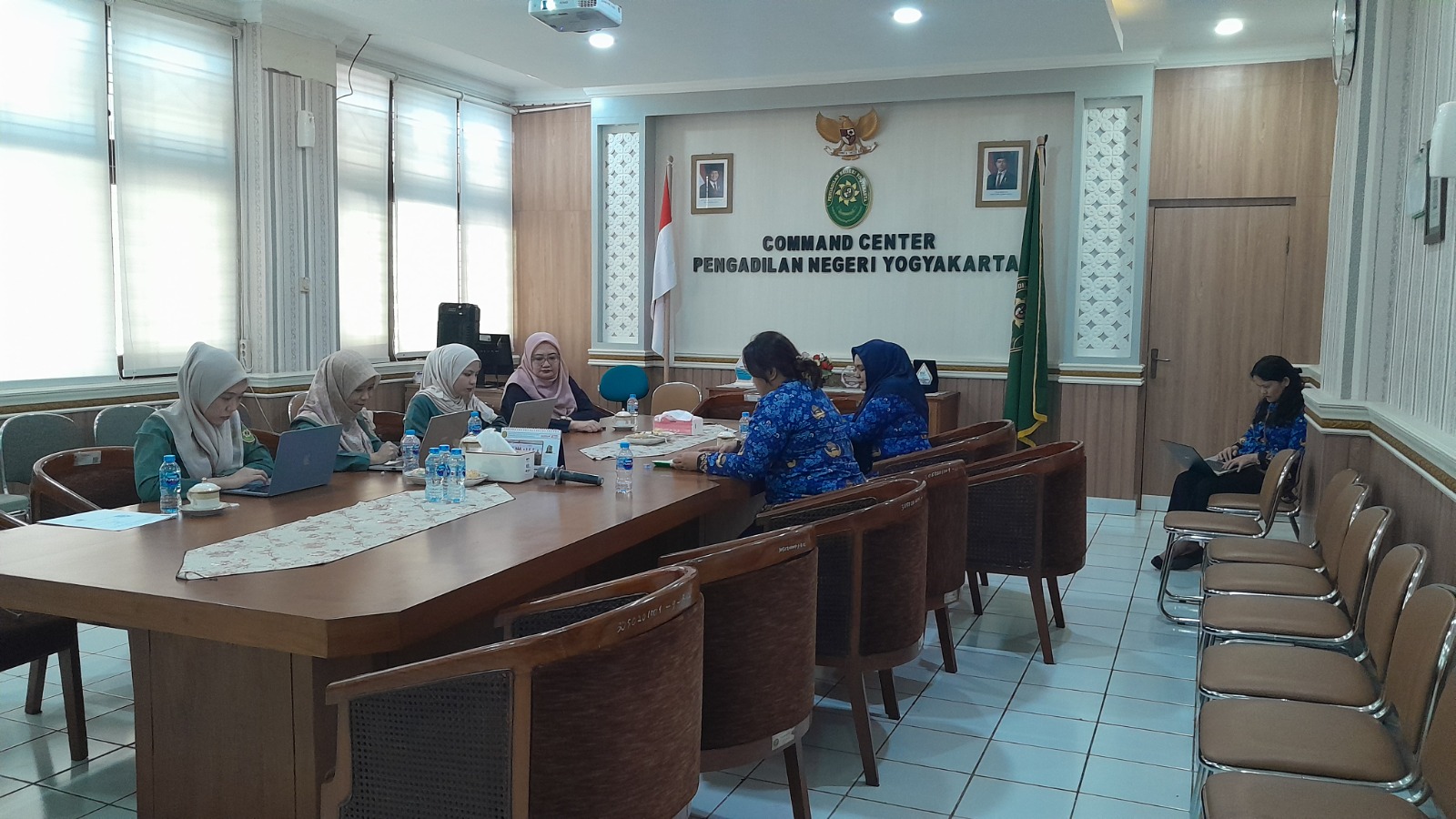 Penyusunan Data Inventarisasi BMN Pengadilan Negeri Yogyakarta oleh Badan Urusan Administrasi Hari Kedua