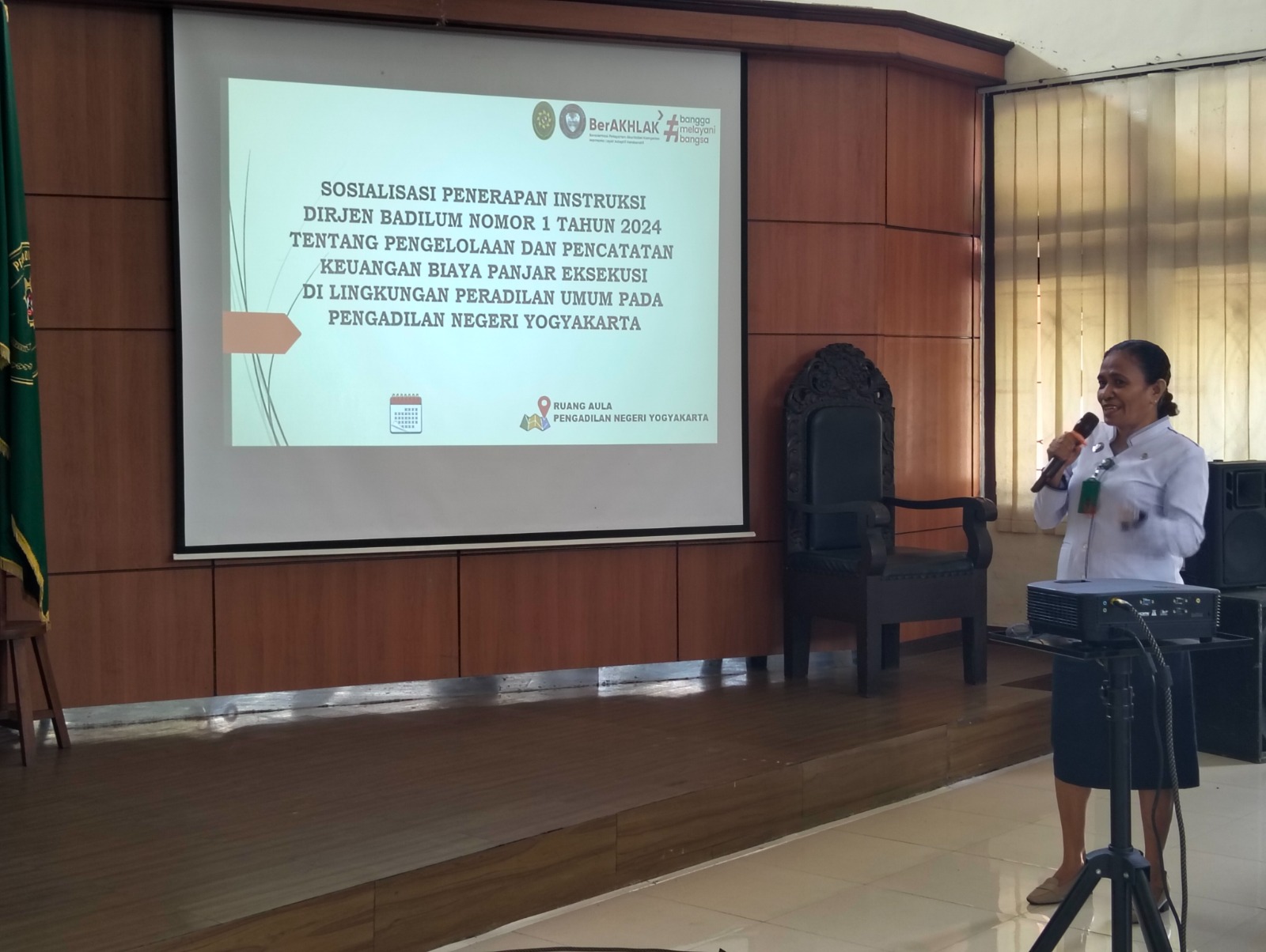 Sosialisasi Penerapan Instruksi Dirjen Badilum Nomor 1 Tahun 2024 di Pengadilan Negeri Yogyakarta