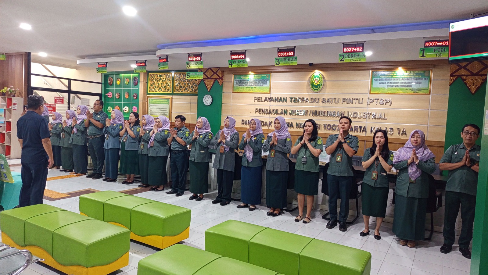 Apel Pagi Rutin Petugas PTSP 26 Mei 2026