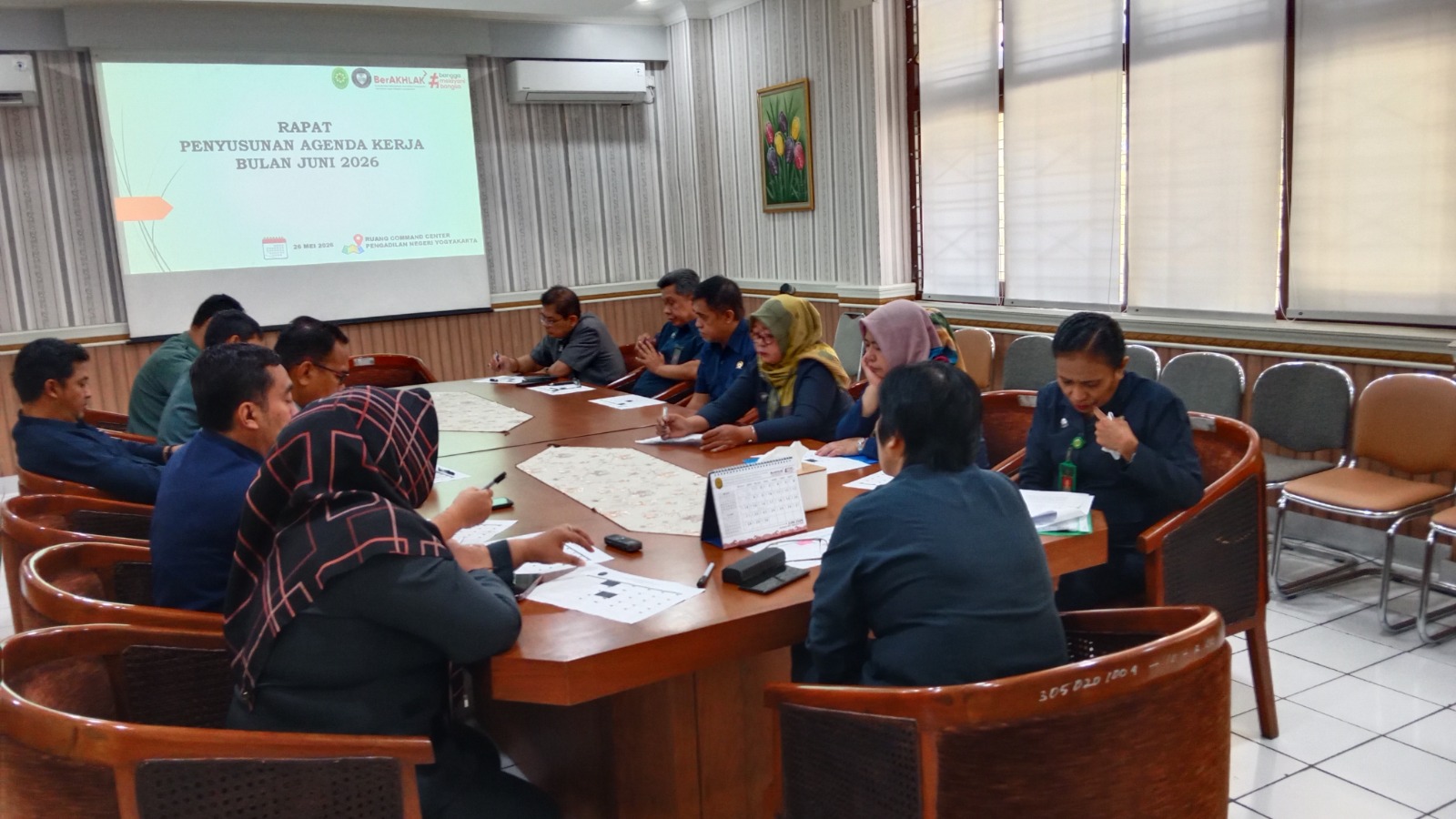 Rapat Penyusunan Agenda Kerja Bulan Juni 2026