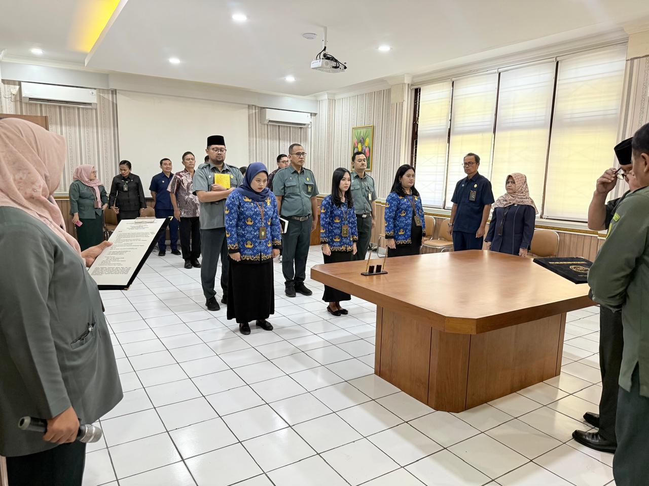 Upacara Pengambilan Sumpah dari CPNS Tahun 2025 Menjadi PNS Pengadilan Negeri Yogyakarta
