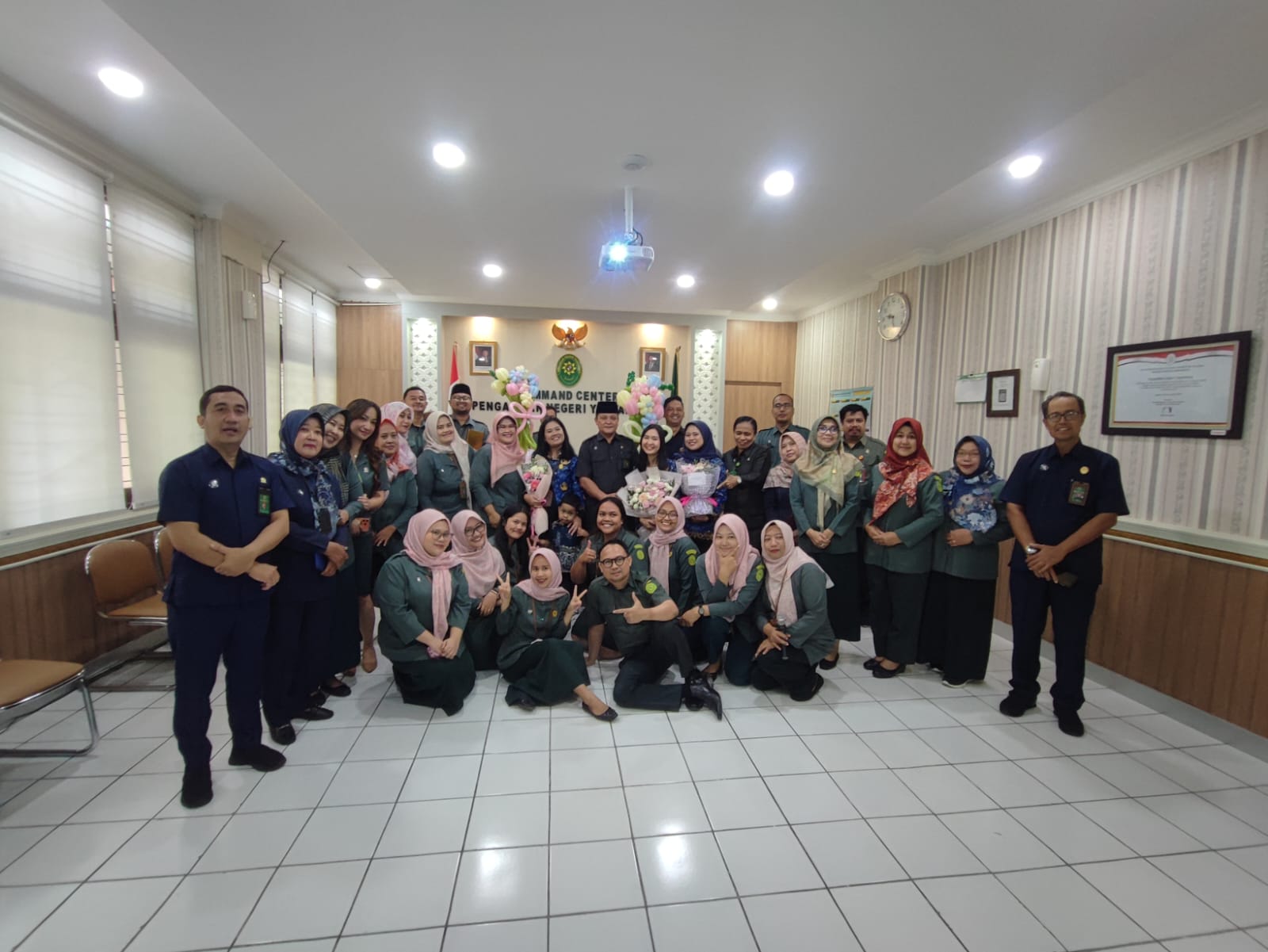 Upacara Pengambilan Sumpah dari CPNS Tahun 2025 Menjadi PNS Pengadilan Negeri Yogyakarta