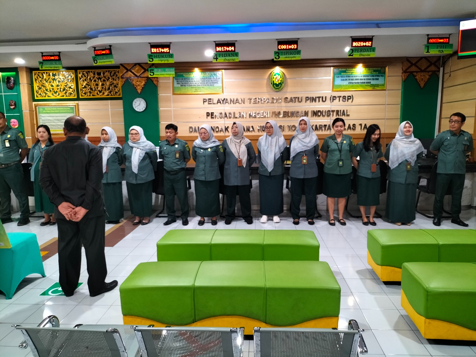 Apel Pagi Rutin Petugas PTSP 3 Juni 2026