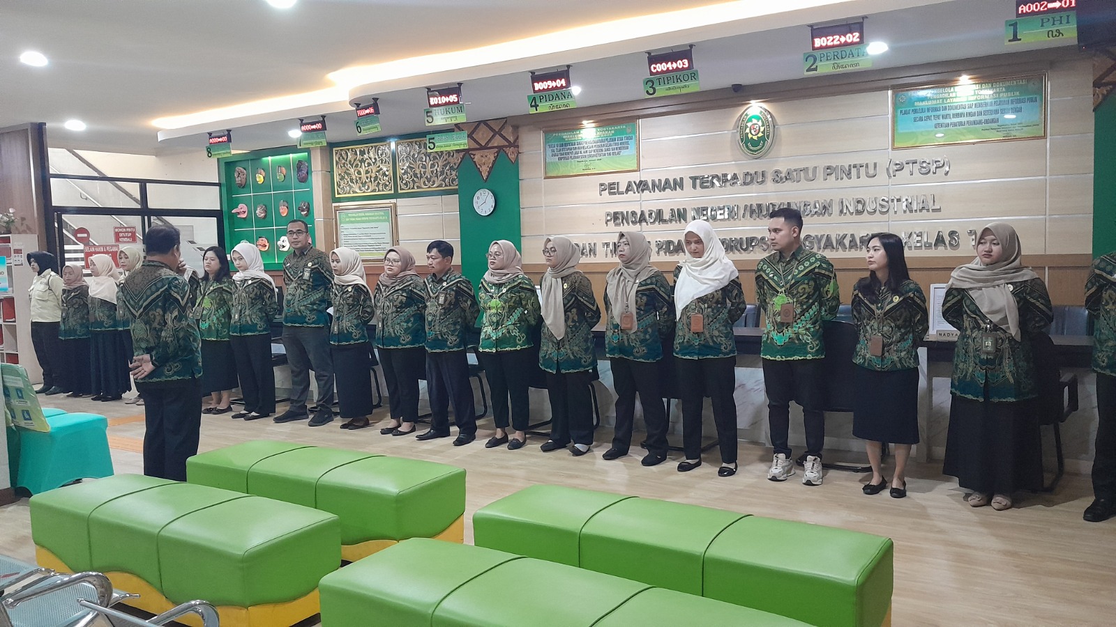 Apel Pagi Rutin Petugas PTSP 18 Juni 2026