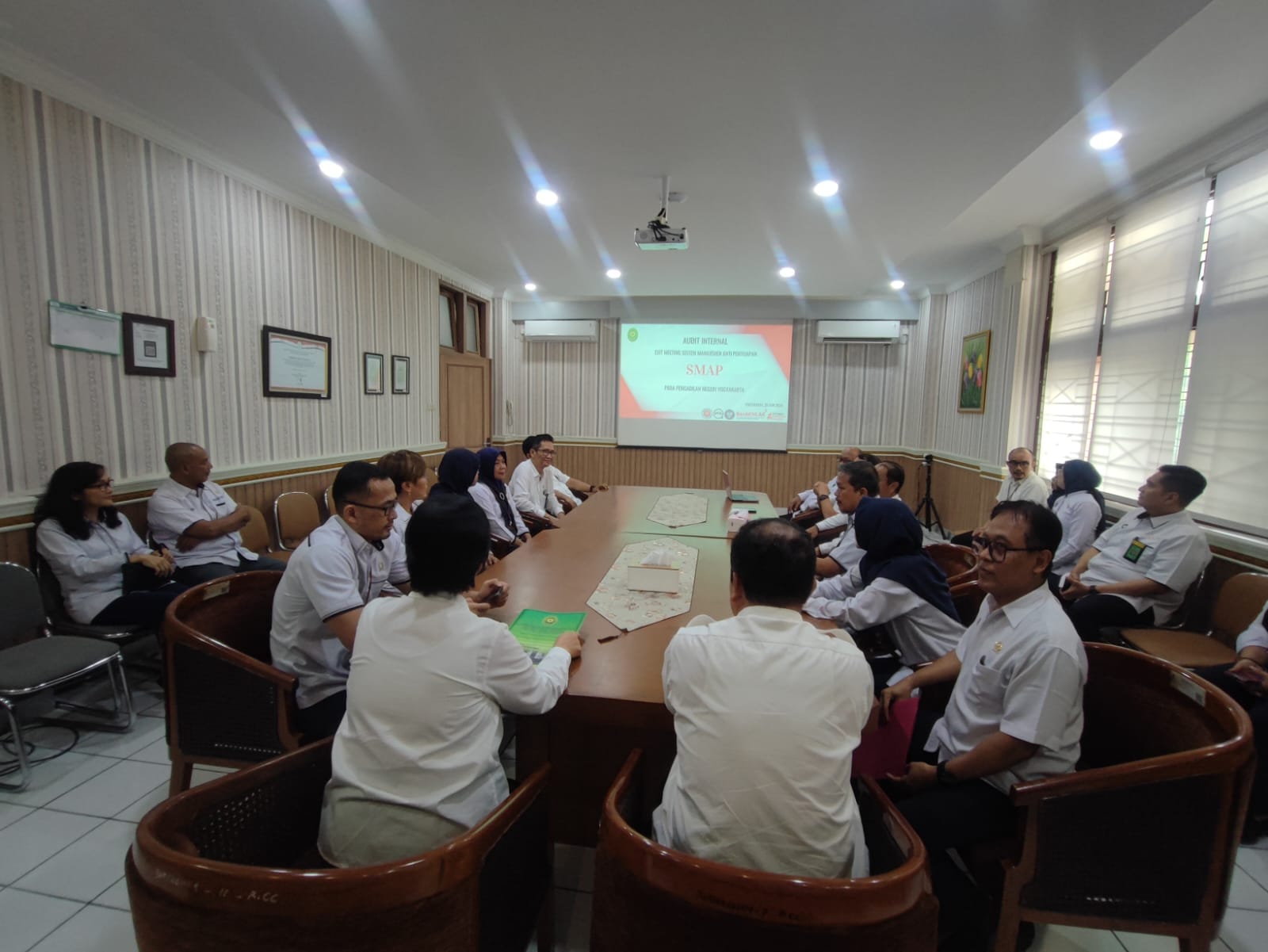 Exit Meeting Audit Internal SMAP Pengadilan Negeri Yogyakarta Exit Meeting Audit Internal SMAP Pengadilan Negeri Yogyakarta