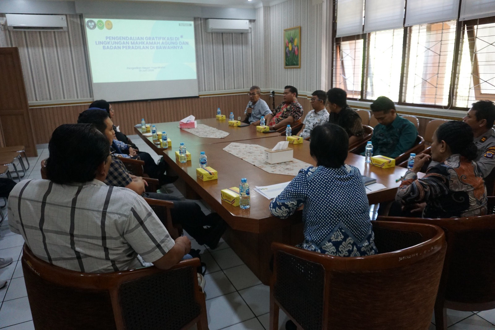 Pengadilan Negeri Yogyakarta Menyelenggarakan Sosialisasi Pengendalian Gratifikasi