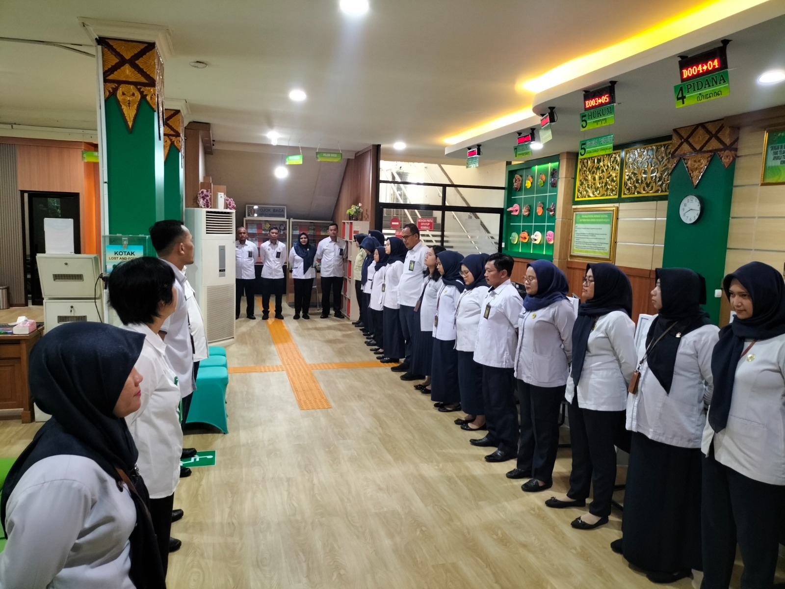 Apel Pagi Rutin Petugas PTSP 22 Juni 2026