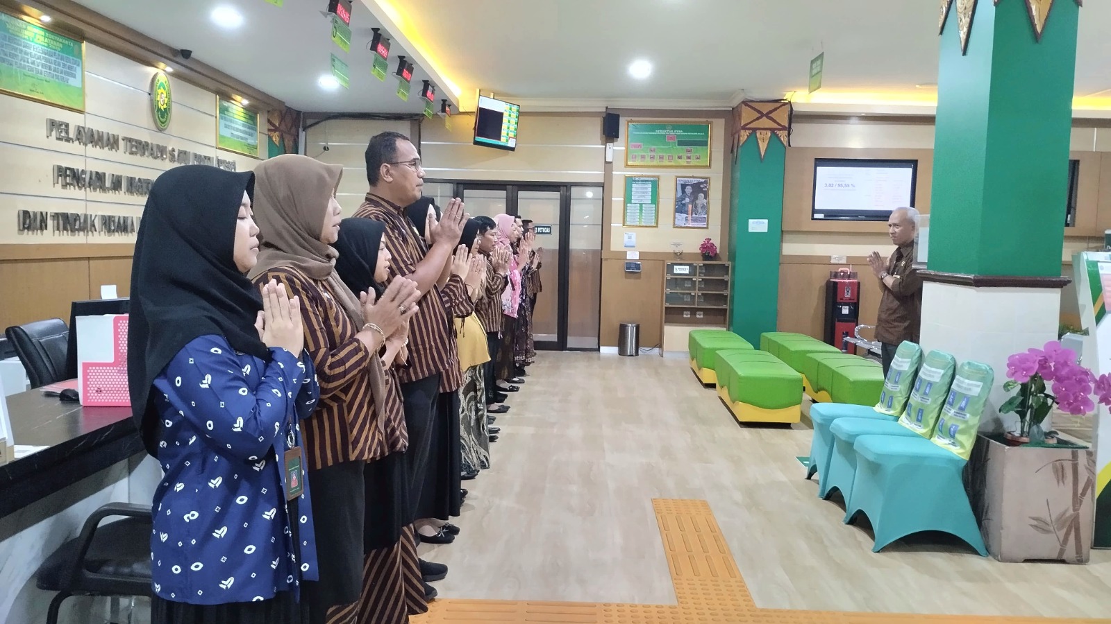 Apel Pagi Rutin Petugas PTSP 25 Juni 2026