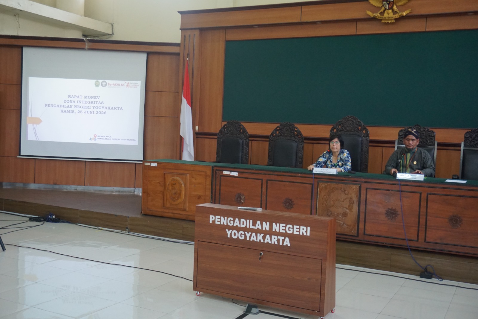 Rapat Monev Pembangunan Zona Integritas Bulan Mei 2026